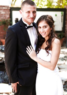 It's girl's wedding day so she can't wait for the wedding night with handsome man