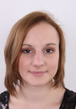 Czech girl Alexis Crystal gets naked exposing small boobies and shaved hole
