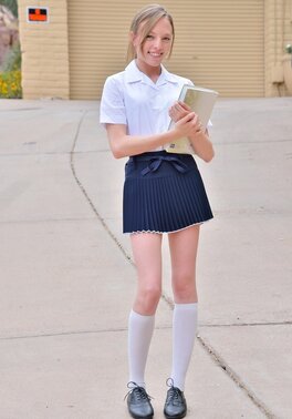 College girl is so young but still she has slit ready to be penetrated
