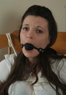 Sexy girl cheated on BF and he tied her up exposing boobies on camera