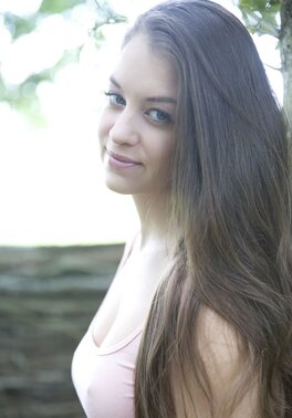 Beautiful Hungarian girl is always glad to take part in a naked photo session