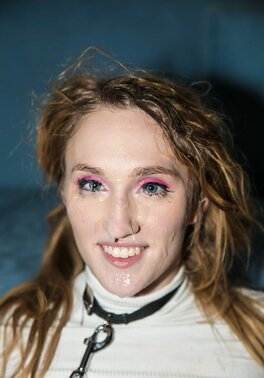 Teen girl with small nipples on tiny boobs wears some slutty clothes