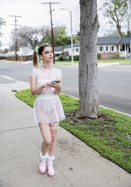 Teen comes to a cruel fucker who shows her who's the boss fucking this bitch