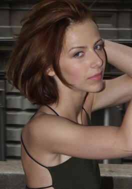 Young whore demonstrates her skinny body and tight holes posing for the camera