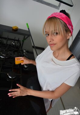 Look at the best blonde that wants hardcore teasing for you