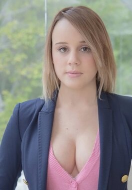 Angelic coed prefers long sleeve tops that let boys see her natural tits