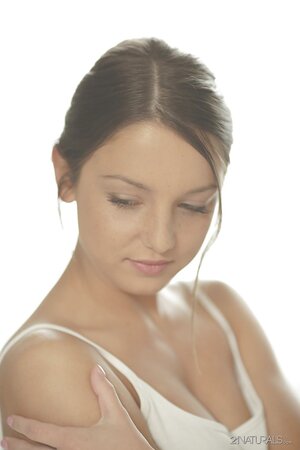 Sexy bitch is too hot in bed and soon she turns to take white wife-beater off