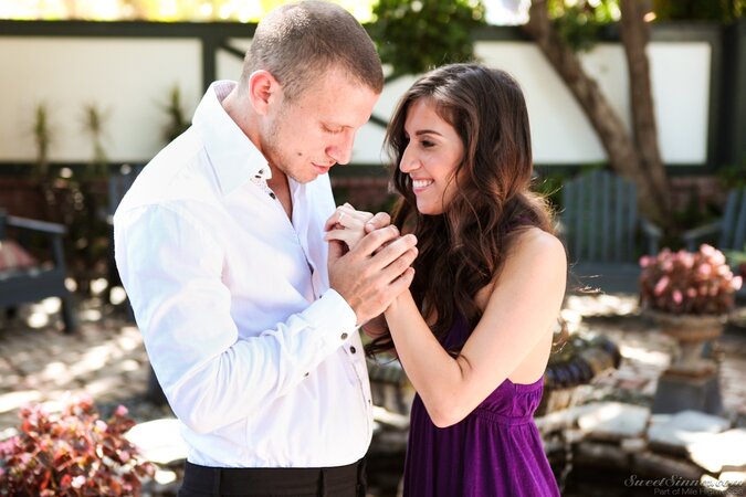 It's girl's wedding day so she can't wait for the wedding night with handsome man