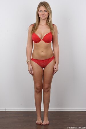 For chance to get into adult industry young cutie agrees to pose naked