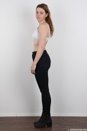Girl with cute smile Tracy Delicious takes everything off with inept moves