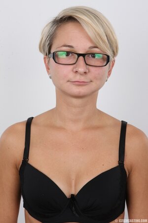 Girl has no chance to refuse obscene photoshoot and strips of her own free will