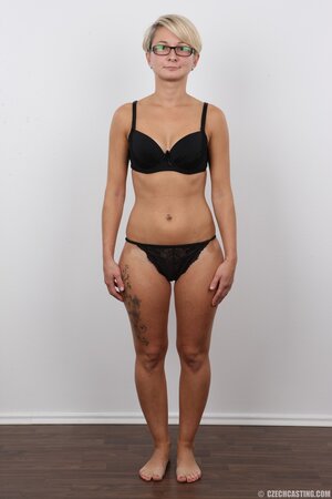 Girl has no chance to refuse obscene photoshoot and strips of her own free will