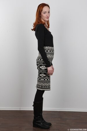 Tight lovely redhead with skinny body wants to be a part of porn too