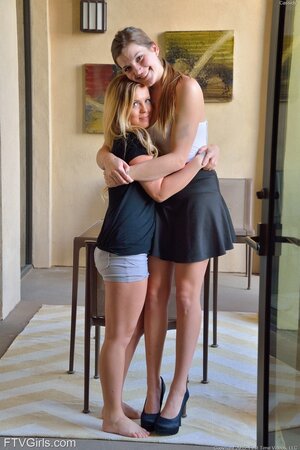 Aubrey Addison and Cassidy are the best friends loving to strip and hug