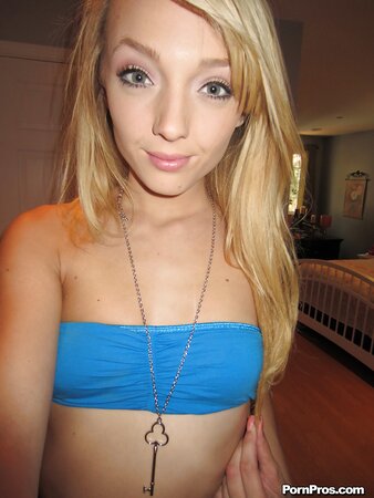 Blonde with birds tattoo above pubis masturbates waiting for boyfriend