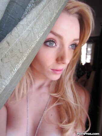 Blonde with birds tattoo above pubis masturbates waiting for boyfriend