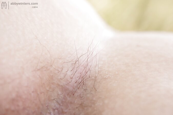Brunette woman walks in the forest and sudden desire to masturbate fills her