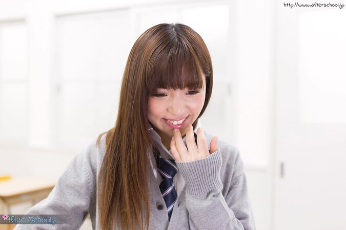 Young Japanese student masturbates in the class and sucks her teacher's dick