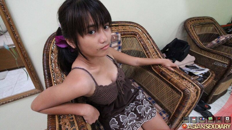 Innocent Asian girl gets nailed by white guy then reveals unprotected creampie