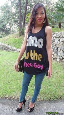 Chick with Asian features hates emo but adores jeans and being carnal