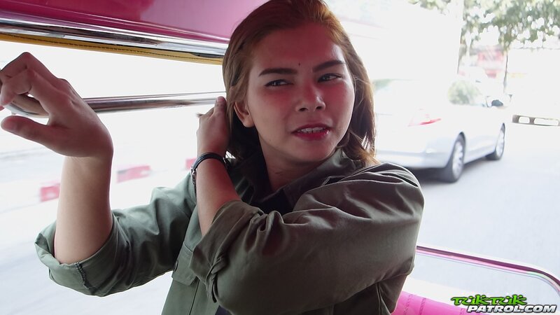 Asian minx with small tits undresses and copulates with man in doggystyle