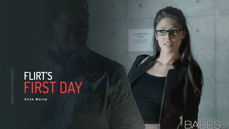 Nubile office girl doesn't feel embarrassed to tempt a security officer