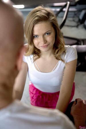Young woman has an old sponsor who supports her and sometimes has coition