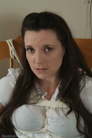 Sexy girl cheated on BF and he tied her up exposing boobies on camera
