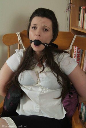 Sexy girl cheated on BF and he tied her up exposing boobies on camera