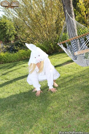 Black males dislike white robes with hoods and they punish Kagney Linn Karter