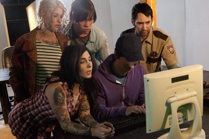 There's nothing better for zombie pornstars than receiving penises inside
