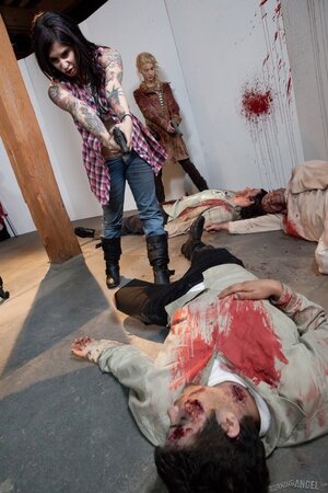 There's nothing better for zombie pornstars than receiving penises inside