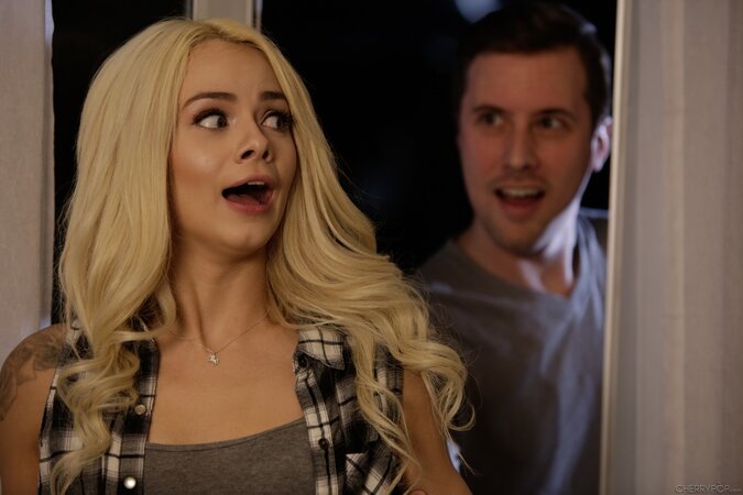 Stud finally gets chance to fuck best friend's cute blonde stepsister