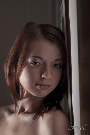 Pleasant European girl looks much hotter when she doesn't wear red lingerie