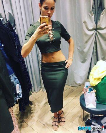 Russian takes picks of flat chest with clothes on and without for her man to see
