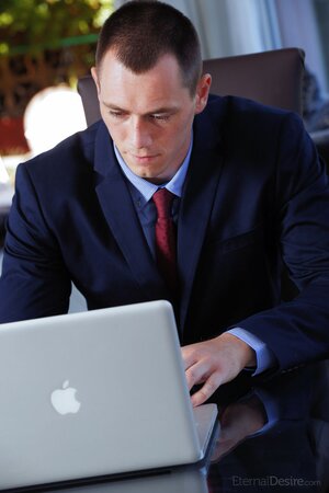Tall boss interrupts work to have spontaneous lovemaking with secretary