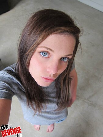 Beautiful young lassie with small tits loves masturbating her smooth cunny