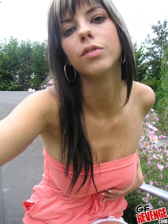 Beautiful lassie takes amateur selfies revealing her stiff nipples and pussy