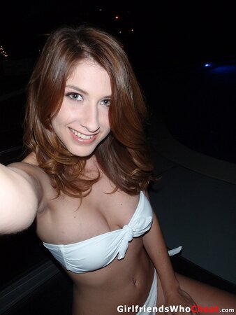Luscious brunette colleen takes naked photos every time before sleep