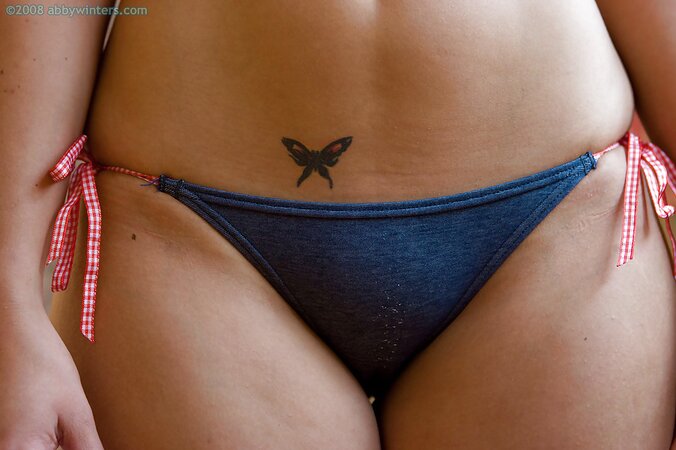 Adorable first timer with tattoos shares her sexy views