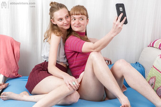 Two lesbian porn stars talking dirty during their fuck sesh