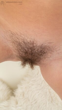 Spicy and naughty teen shows her amazingly hairy crotch today