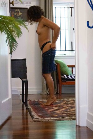 Lucky girl has a fairly toned ass and her arms are sexy