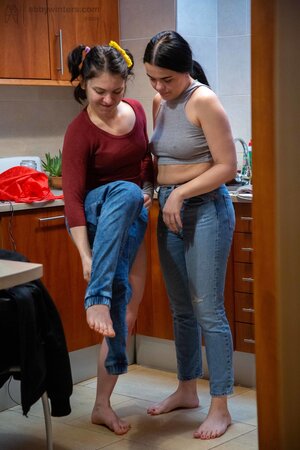 One of the sweetest lesbian teasing galleries you can find