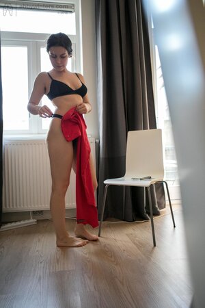 Most seductive and big boobed brunette is showing off today