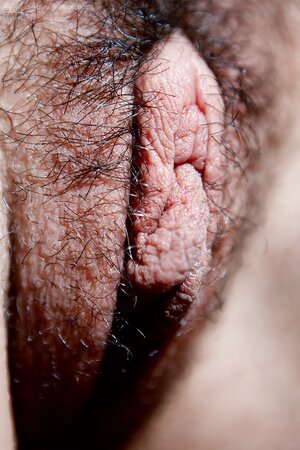 Punk rock girl Jane A is showing her intensely hairy cunt