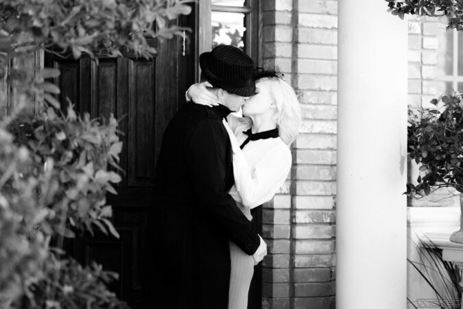 Film noir esque fucking with two really attractive people