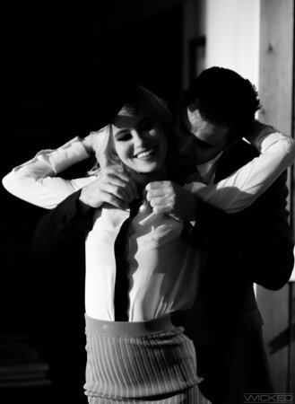 Film noir esque fucking with two really attractive people