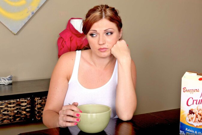 Sexy and seductive lady shows a sensual side of her personality