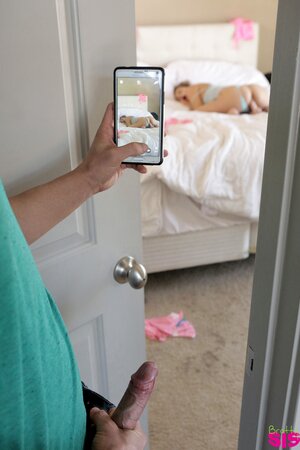She fucks a mirror before fucking her own stepbrother HARD